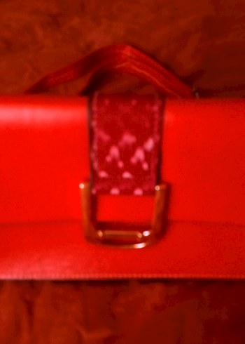 Kırmızı Kadın Omuz Çantası - Görsel 2