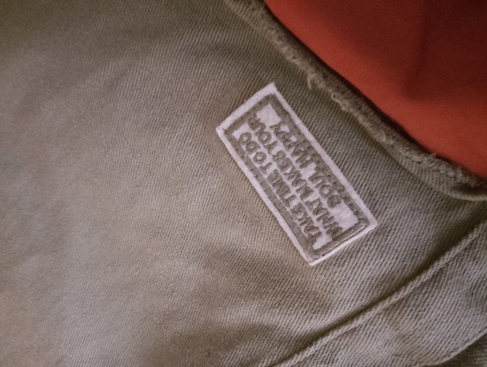 Düğmeli Haki Kadın Keten Ceket - Görsel 4