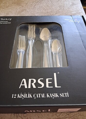  Beden Arsel 12 kişilik çatal kaşık bıçak seti 