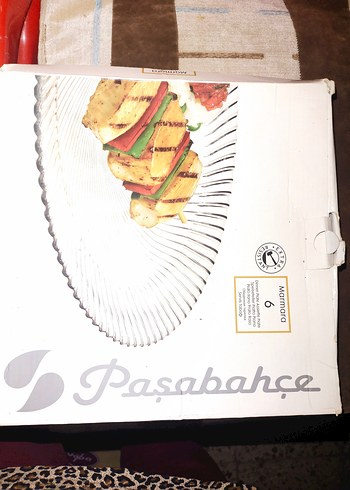 Paşabahçe Pasabahçe Beyaz 6 kişilik servis tabağı