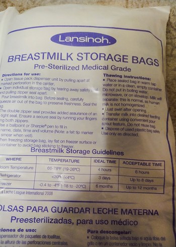 Lansinoh 24 Anne Sütü Saklama Poşetleri - Görsel 3