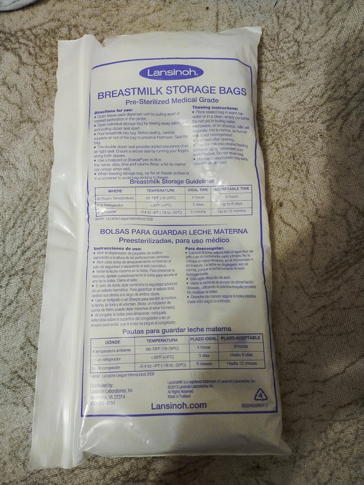 Lansinoh 24 Anne Sütü Saklama Poşetleri - Görsel 2