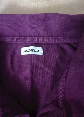 Mor Erkek Polo Tişört, Kısa Kollu, Nakışlı - Görsel 5