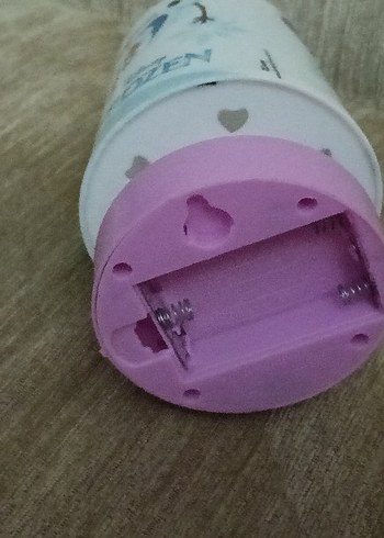 Renkli Frozen Temalı Abajur - Görsel 3