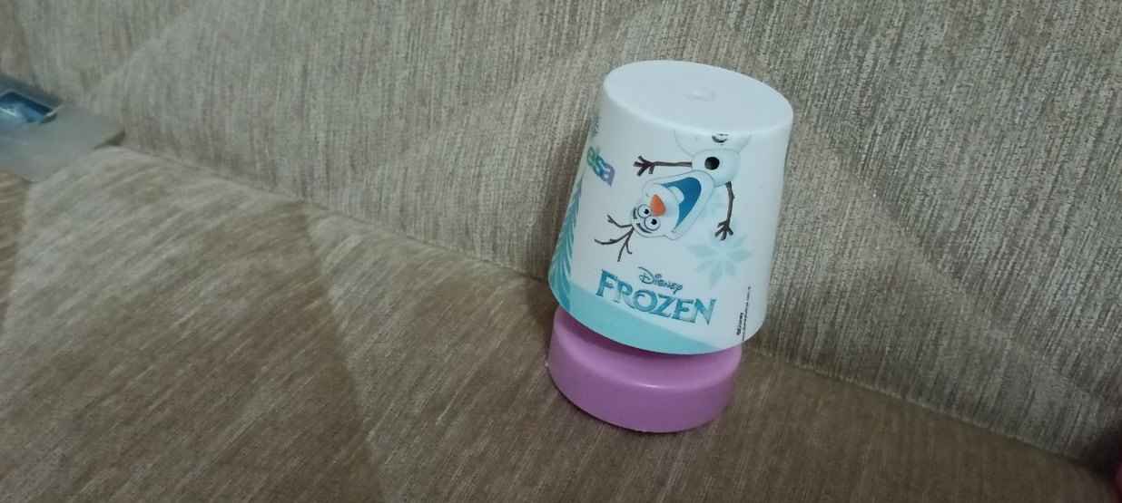 Renkli Frozen Temalı Abajur - Görsel 2