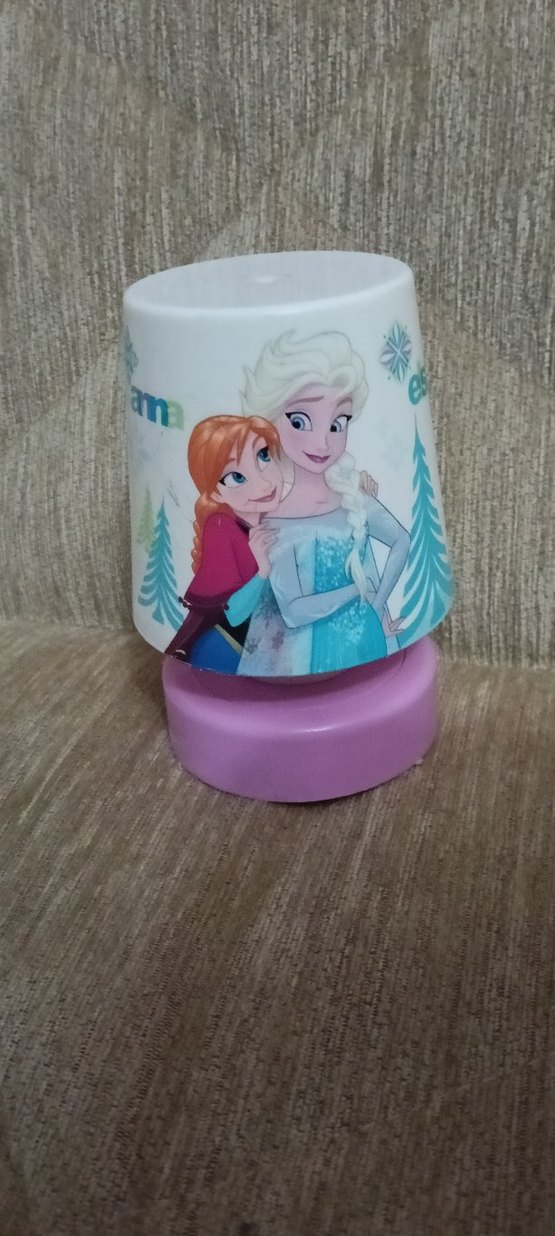 Renkli Frozen Temalı Abajur - Görsel 4