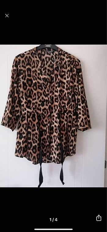 Tunik gömlek leopar