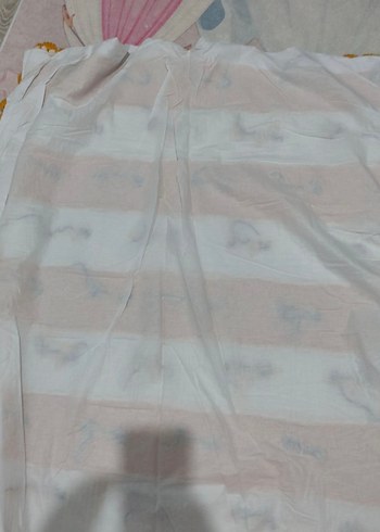 Nakışlı Çok Renkli Örgü Çocuk Battaniyesi - Görsel 4