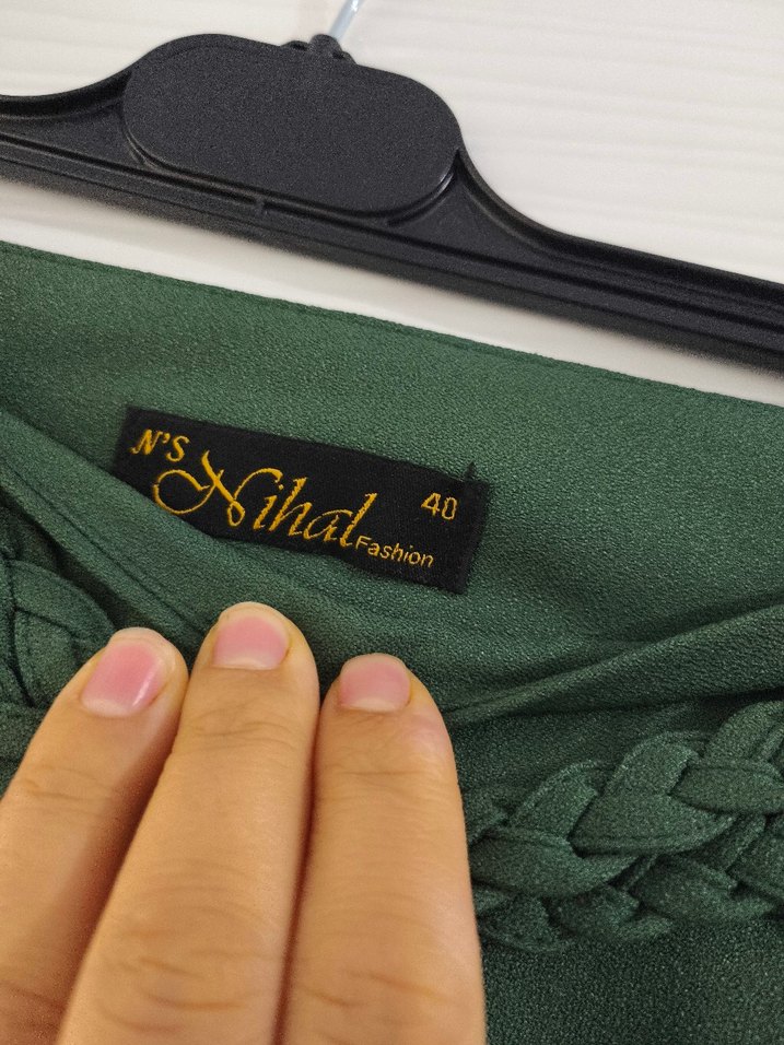 Uzun Kollu Fırfırlı Bej Bluz - Görsel 5