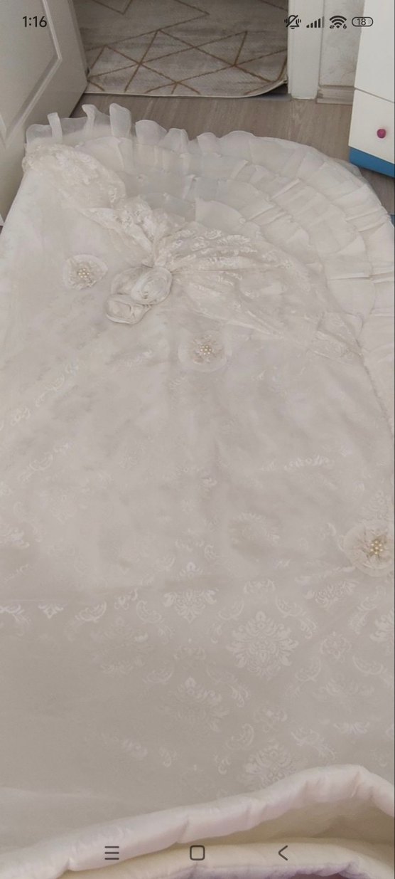 İşlemeli
 gelin Yatak örtüsü - Görsel 2