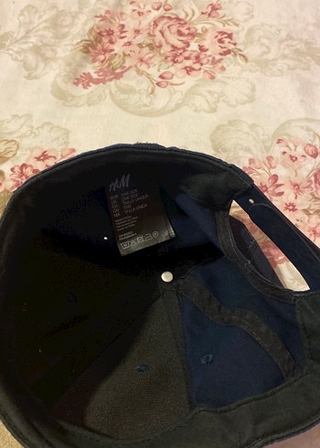 H&M Kadın Mavi Süet Ayarlanabilir Şapka