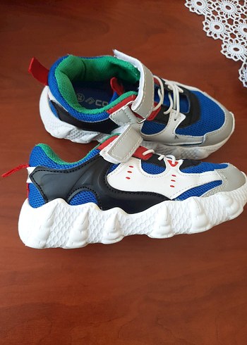 Renkli Erkek Çocuk Spor Ayakkabı Velcro