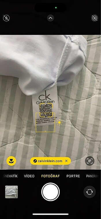 s Beden Orjinal Etiketli Calvin Klein tişört