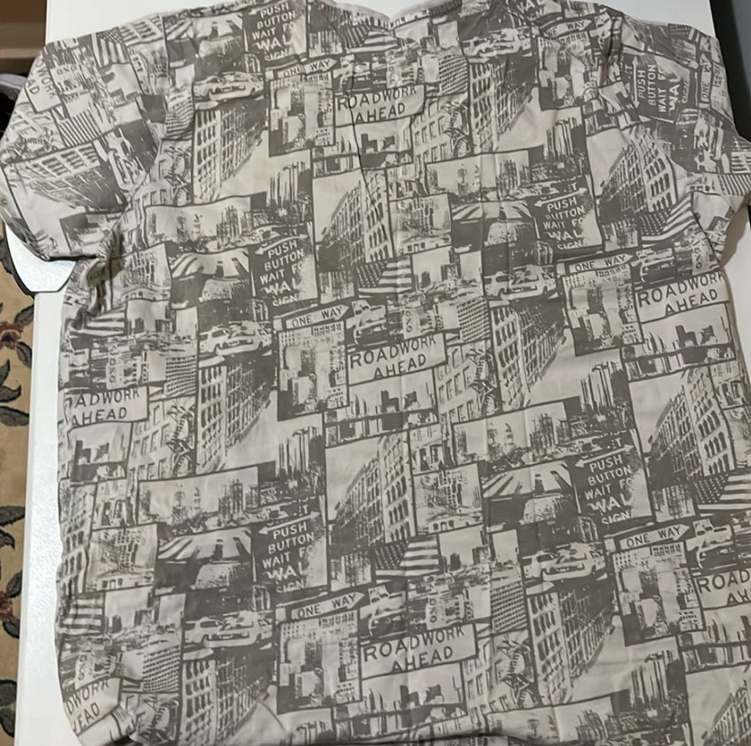 Gri Baskılı  Erkek Tişört - Görsel 2