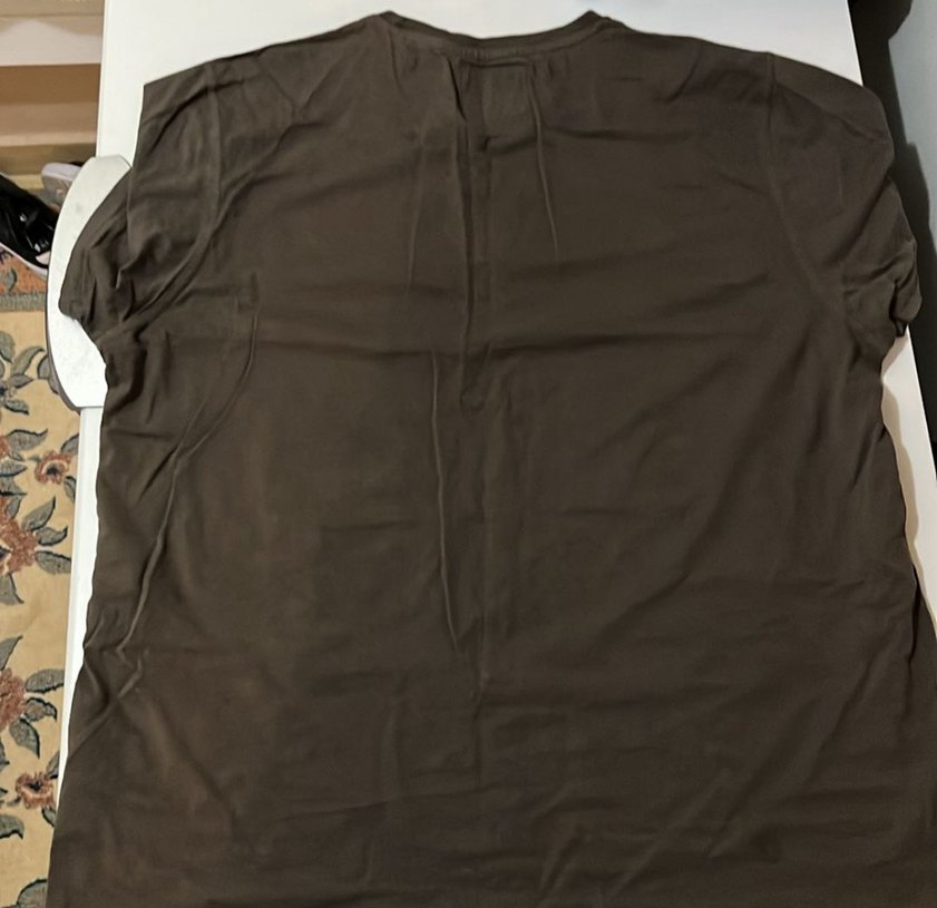 Baskılı Kahverengi Erkek Tişörtü - Görsel 2