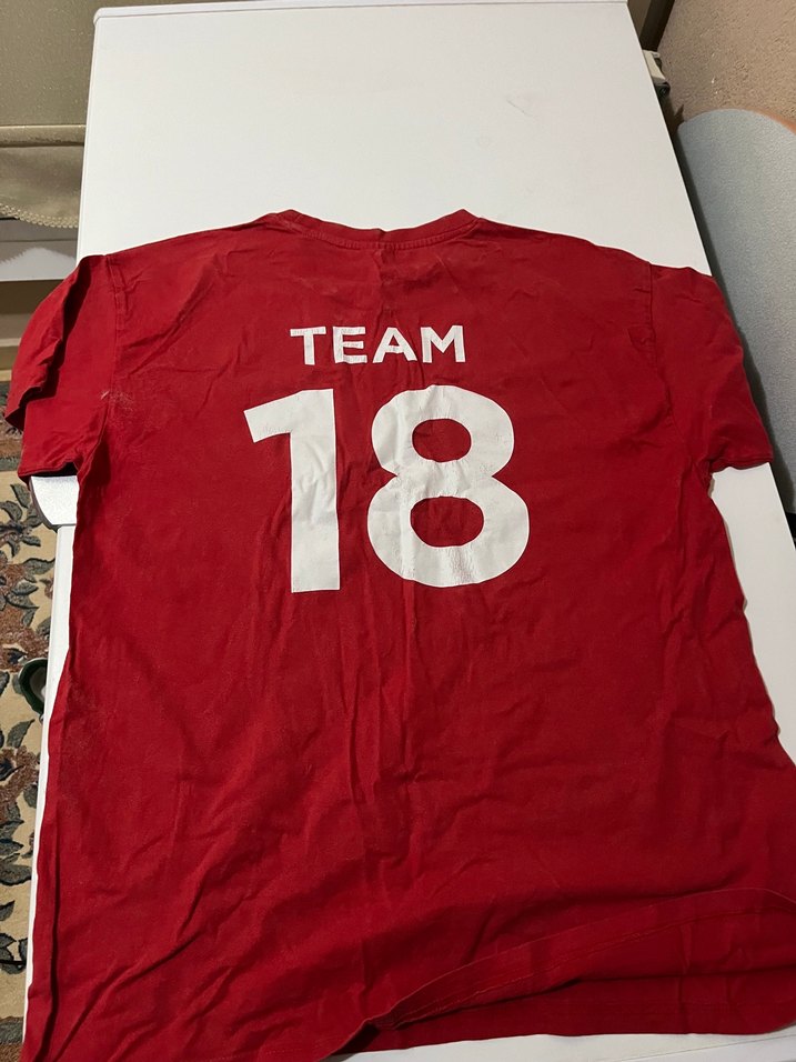 Kırmızı Kısa Kollu  Tişört - Görsel 2