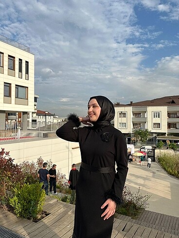 Diğer Siyah uzun elbise