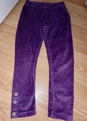 LC Waikiki Mor Düğmeli Kız Taytı