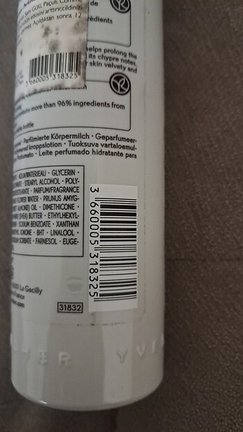  Beden Parfümlü vücut sütü 