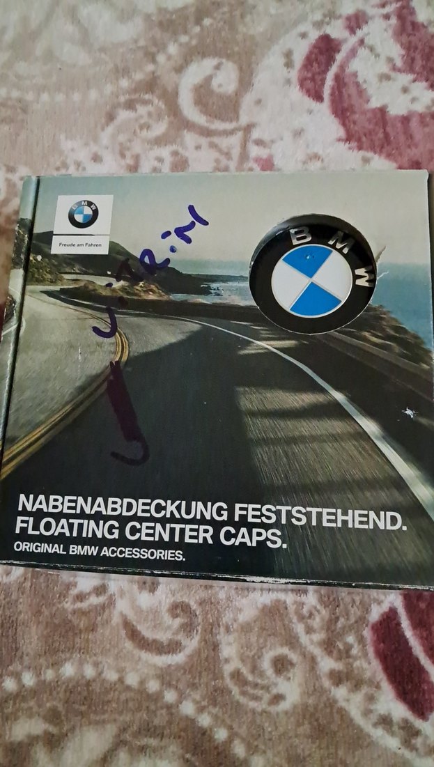 BMW 56mm Orijinal Yüzen Jant Göbeği Kapağı Seti - Görsel 2
