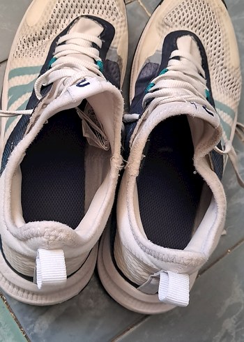 Erkek Spor Ayakkabısı Koyu Turkuaz Velcro - Görsel 8