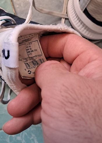 Erkek Spor Ayakkabısı Koyu Turkuaz Velcro - Görsel 11