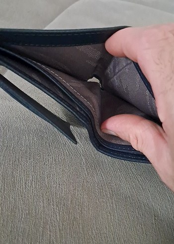 Lacivert Erkek Cüzdanı - Görsel 8