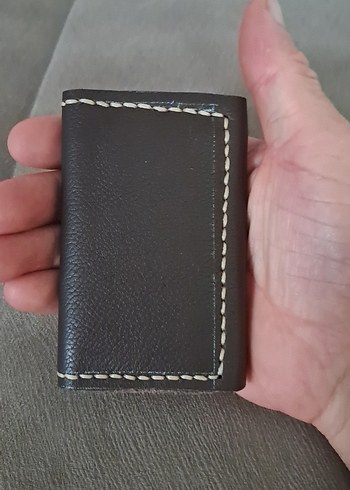 Kahverengi Deri Erkek Kartlık - Görsel 8