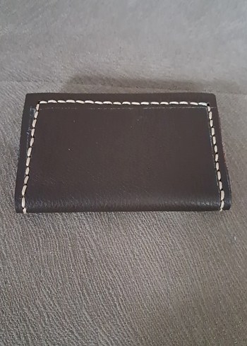 Kahverengi Deri Erkek Kartlık - Görsel 2