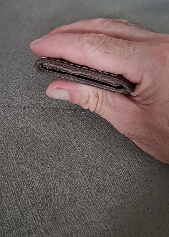 Kahverengi Deri Erkek Kartlık - Görsel 6