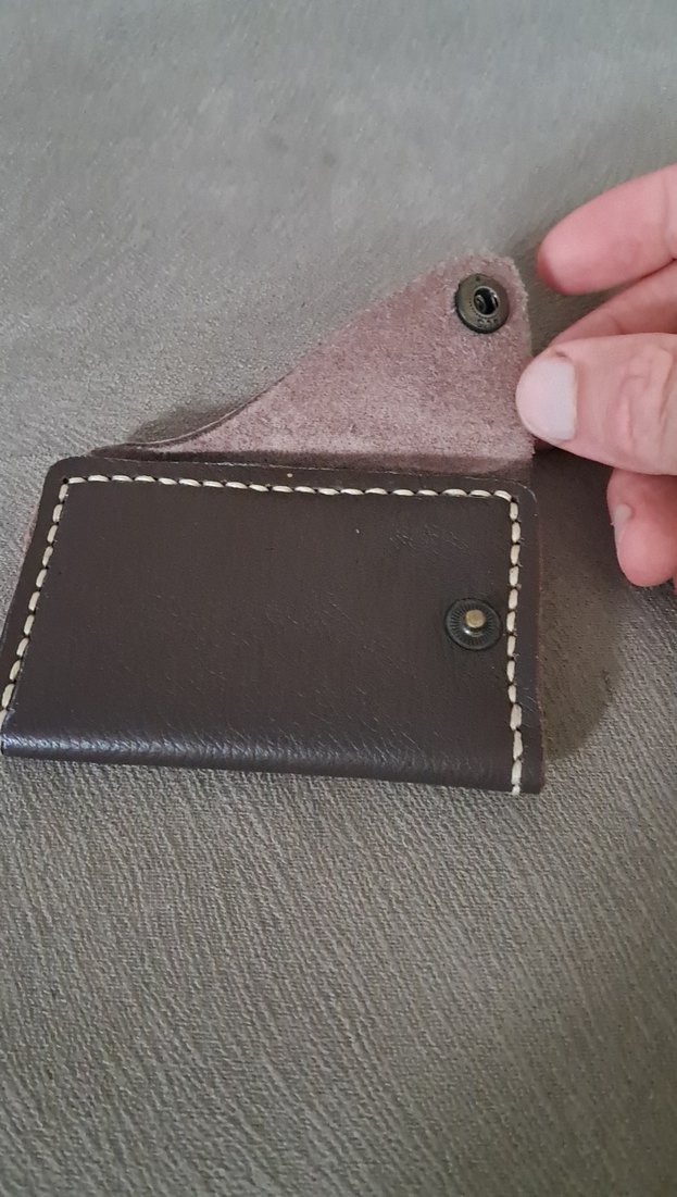 Kahverengi Deri Erkek Kartlık - Görsel 3