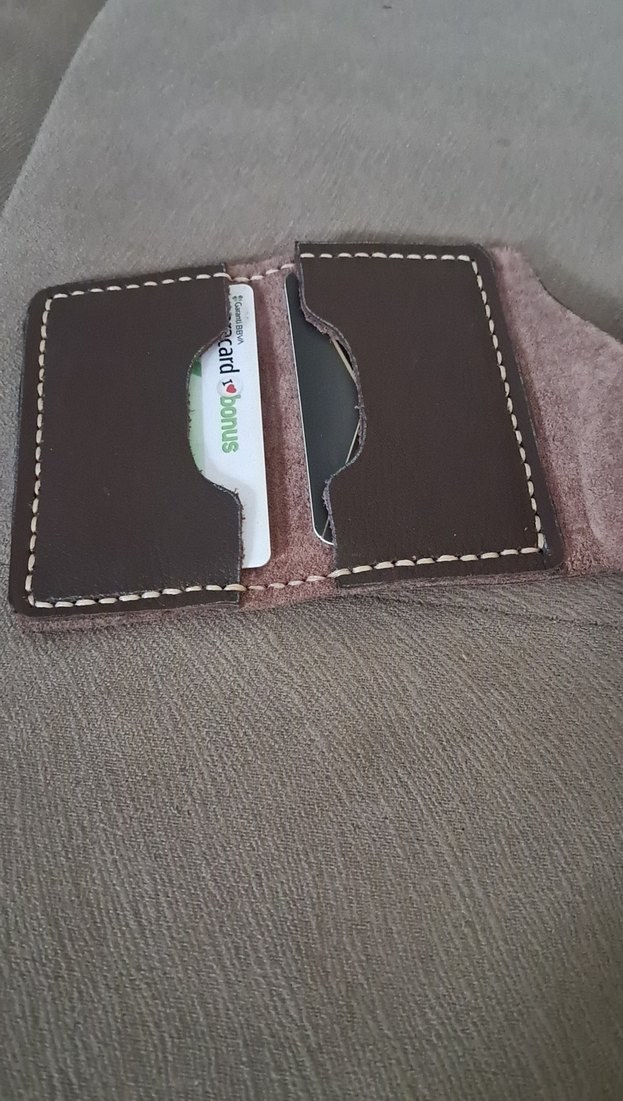 Kahverengi Deri Erkek Kartlık - Görsel 5