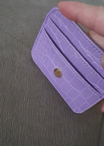 Mor Yılan Desenli Kadın Kartlık Cüzdan - Görsel 7
