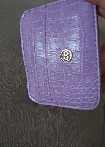 Mor Yılan Desenli Kadın Kartlık Cüzdan - Görsel 9