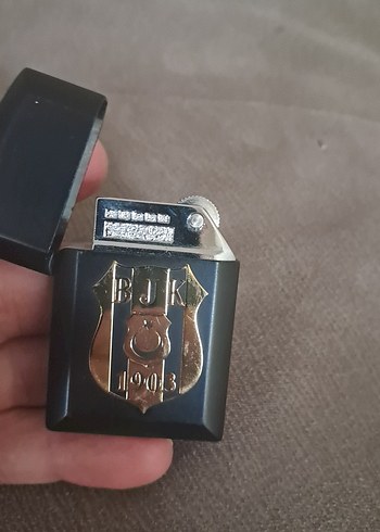 BJK 1903 Siyah Benzinli Çakmak - Görsel 5