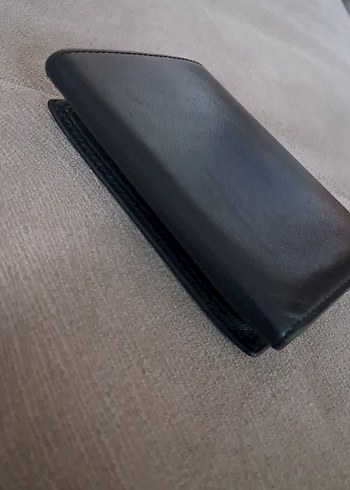 Siyah Monogram Deri Erkek Cüzdanı - Görsel 9