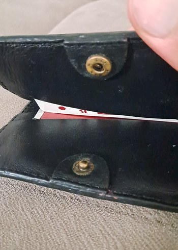 Siyah Minimalist Erkek Cüzdan kartlik - Görsel 11