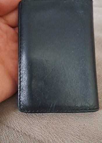 Siyah Minimalist Erkek Cüzdan kartlik - Görsel 2