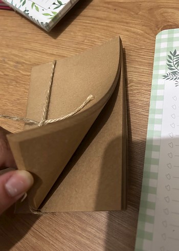 Pastel Kahverengi Not Defteri Seti - Görsel 3