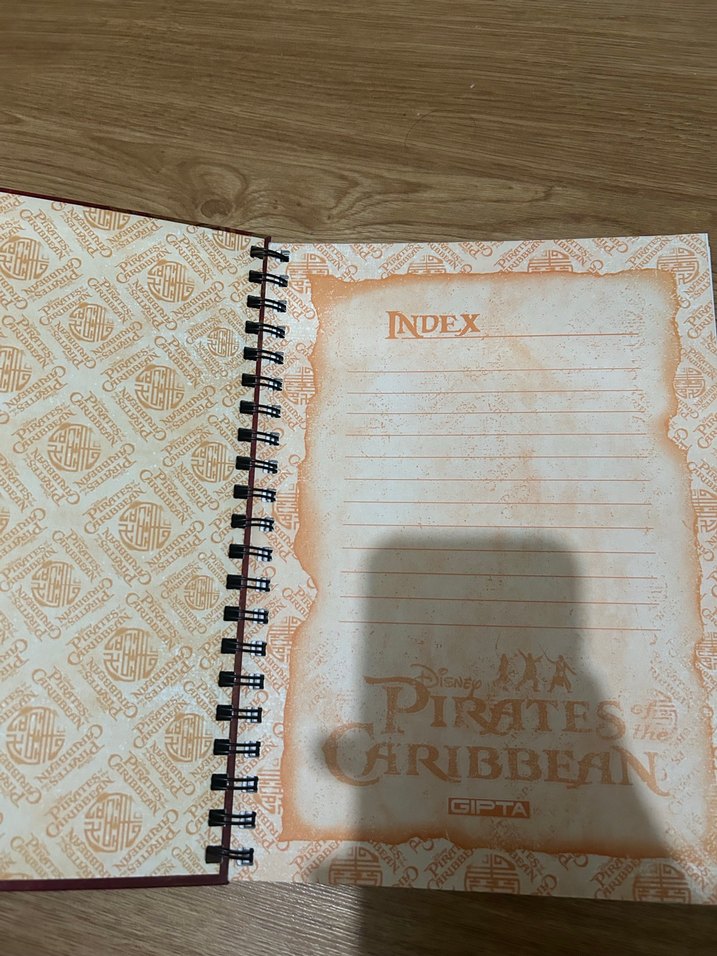 Karayip Korsan Temalı Kahverengi Defter - Görsel 2