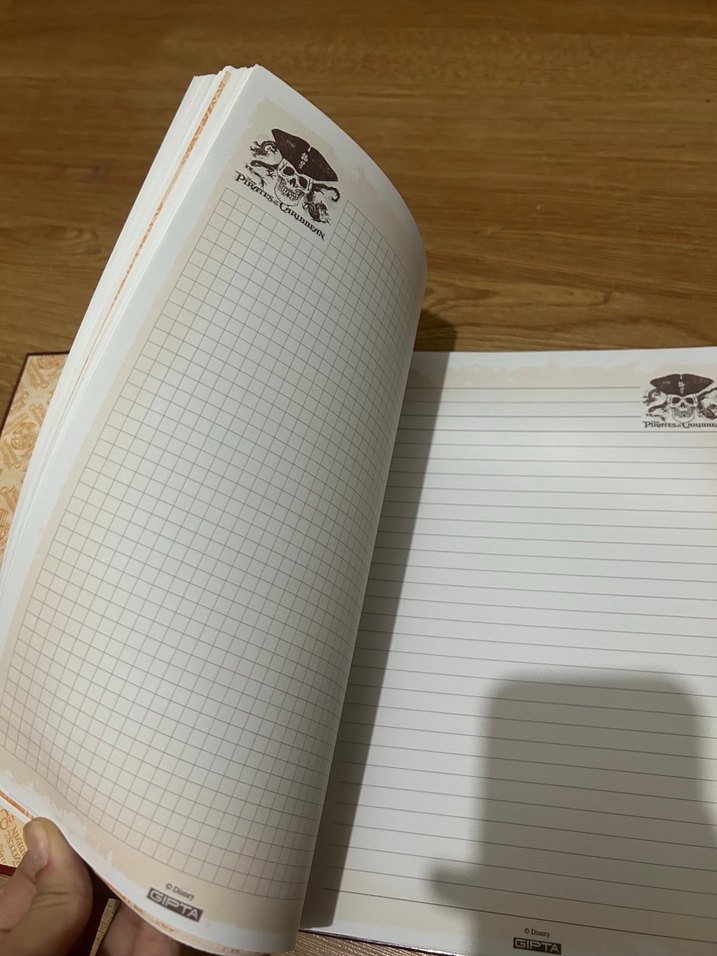 Karayip Korsan Temalı Kahverengi Defter - Görsel 3