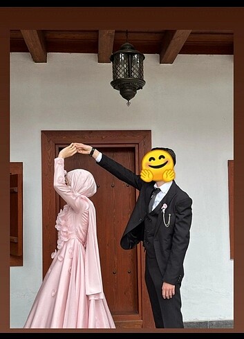 m Beden pembe Renk My Real dress
