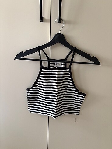 H&M çizgili bluz
