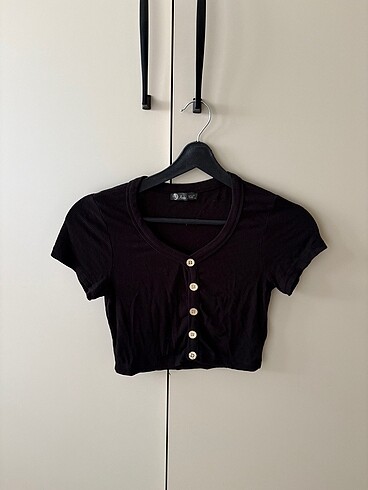 Siyah Mini Crop