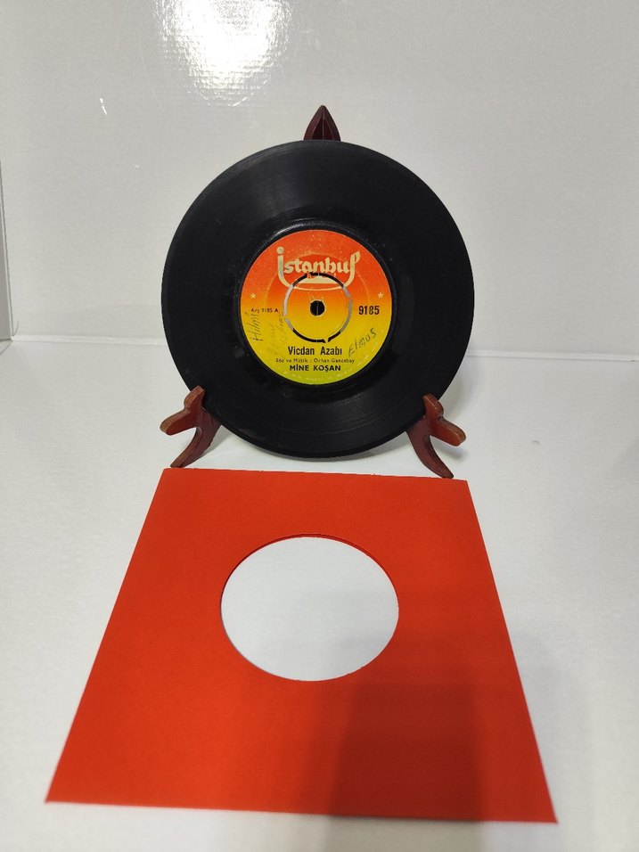 MİNE KOŞAN 45'LİK PLAK TERTEMİZ - Görsel 2