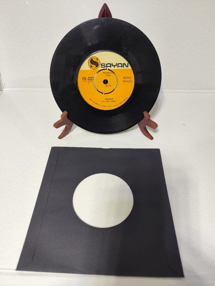 BARIŞ MANÇO 45'LİK PLAK TEMİZ SORUNSUZ - Görsel 2