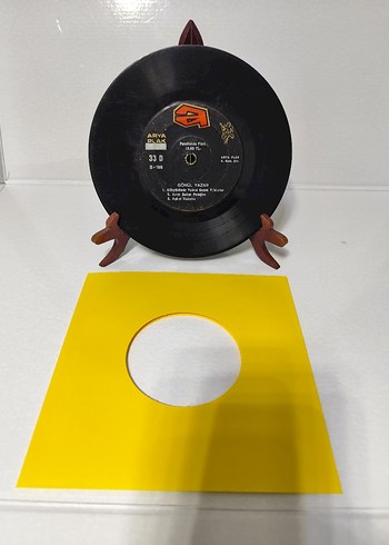 GÖNÜL YAZAR 45'LİK PLAK SORUNSUZ - Görsel 2