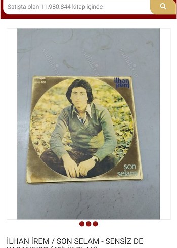 İLHAN İREM 45'LİK PLAK SORUNSUZ TEMİZ - Görsel 3