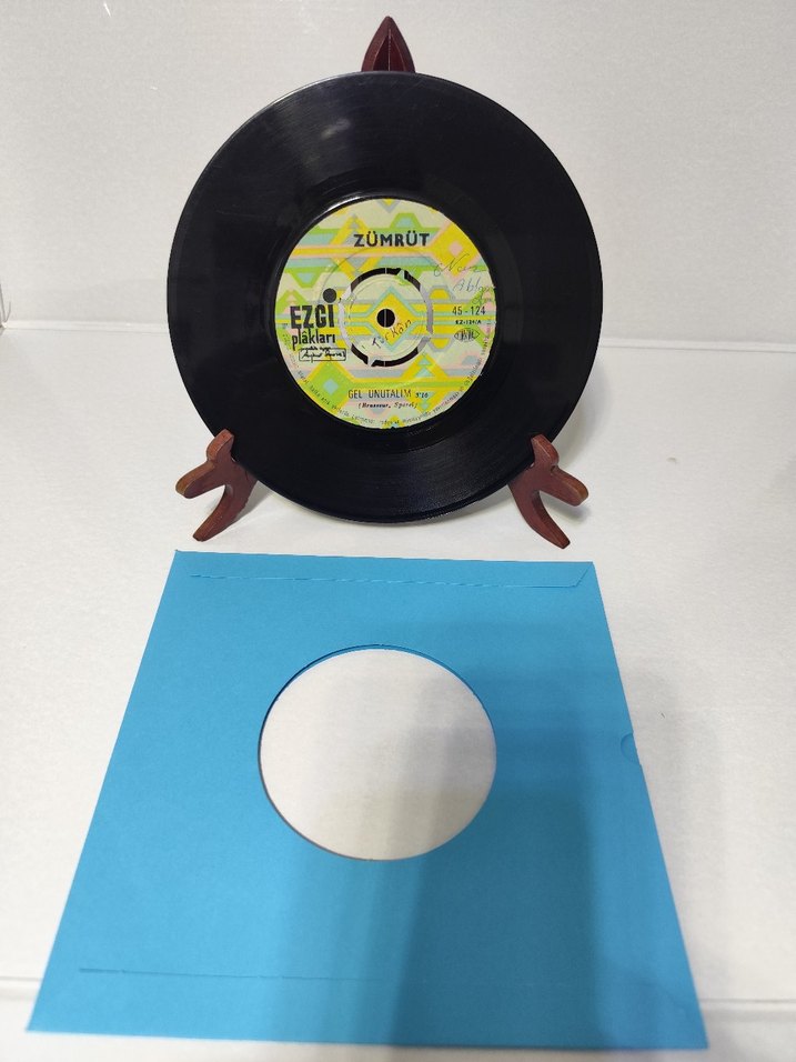 ZÜMRÜT 45'LİK PLAK TEMİZ SORUNSUZ - Görsel 2