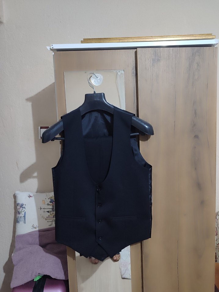 Erkek Siyah Modern Klasik Takım Elbise - Görsel 2